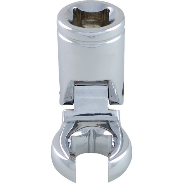 Tools 3/8"Dr SAE 3/8" Flex Head, Crow Foot Flare Nut Socket, Chrome